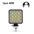 12V 24V Led Light Bar 42W Work Light Bar Square Spotlight for Jeep Truck Offroad Car Motorcycle Tractor SUV ATV LED Headlights