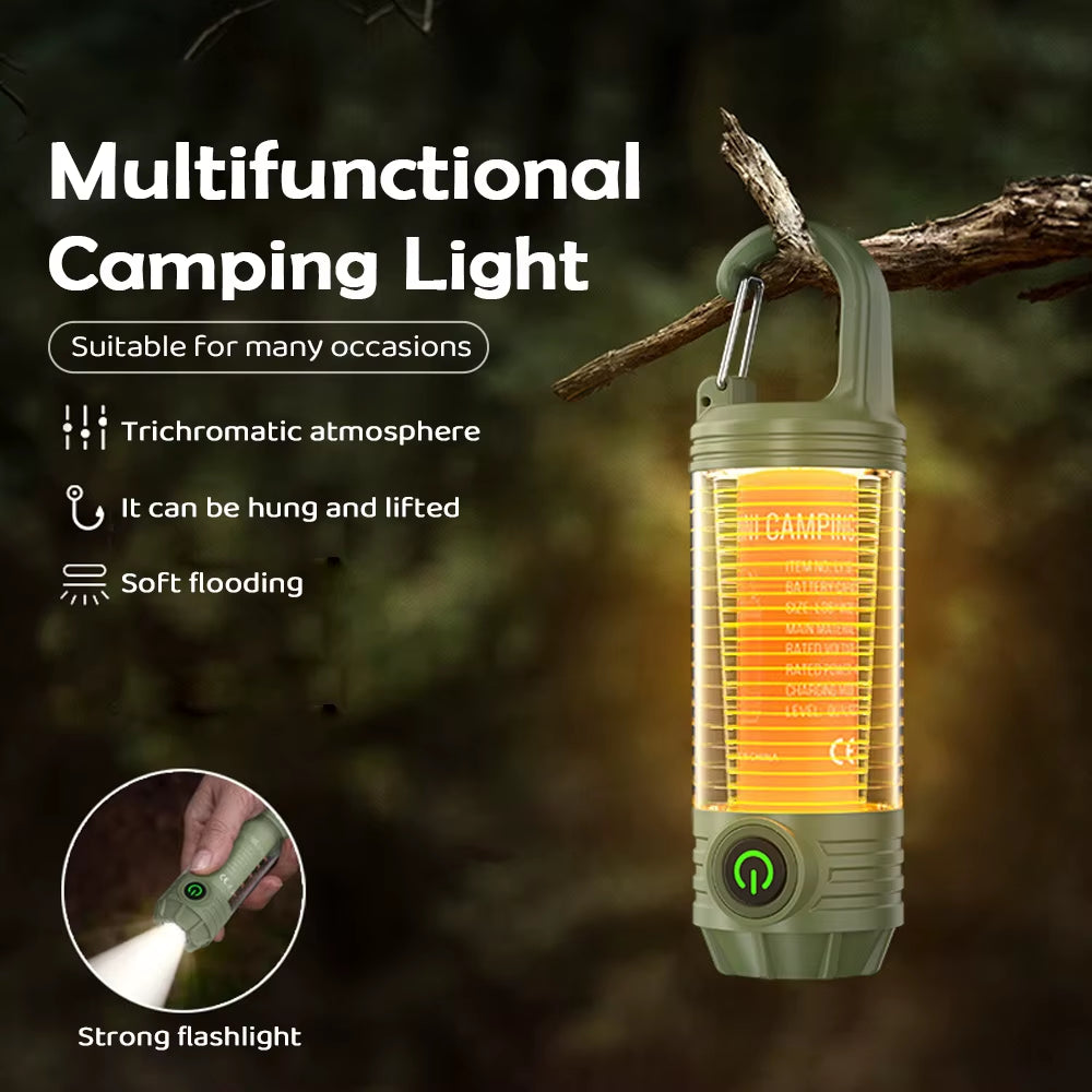 Portable COB Worklight Camping Flashlight 4 Modes Magnetic Rechargeable LED Emergency Repair Camping Torch Light Rotatable Hook
