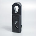 SK+ Black/Orange Tow Bar Hitch Receiver for Soft Shackle Alloy 4X4 Accessories (Black)