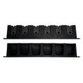 Wall Mount Fishing Rod Rack Vertical Fishing Pole Holders Store 6 Rods Fishing Pole Rack for Garage Wall