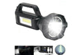Solar LED Searchlight USB Rechargeable Spotlight Flashlight Torch Power Bank