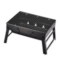 Portable BBQ Charcoal Grill Stainless Steel Small Mini BBQ Tool Kit Outdoor Cooking Camping Picnic Beach Portable BBQ