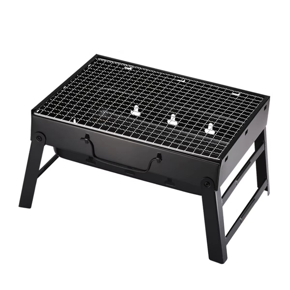 Portable BBQ Charcoal Grill Stainless Steel Small Mini BBQ Tool Kit Outdoor Cooking Camping Picnic Beach Portable BBQ