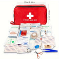 200Pcs First Aid Kit Bag All Purpose Emergency Survival Home Car Office College Dorm Room Travel Camping Outdoor Essential Medic