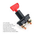 Car Battery Power Switch Battery Isolator Disconnector Cut off Switch Circuit Breaker Main Kill Switch Key Vehicle Power Switch