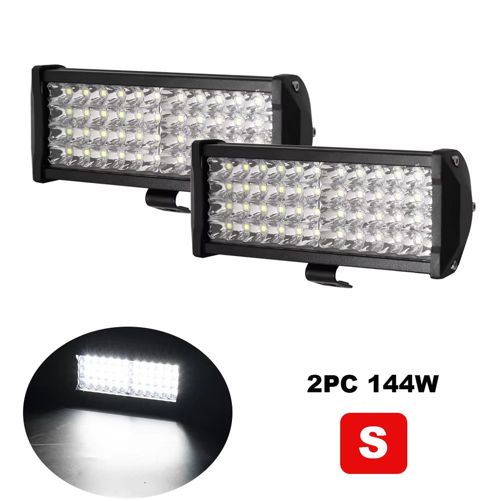 LED Bar Work Light 12V Offroad Spot Flood Combo LED Bar Work Light for ATV UTV Lada Niva 4X4 Truck Boat SUV