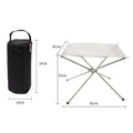Stainless Steel Mesh Fire Pits Fireplace Foldable Outdoor Camping Campfire Fire Rack Folding Wood Stove for Camping Outdoor