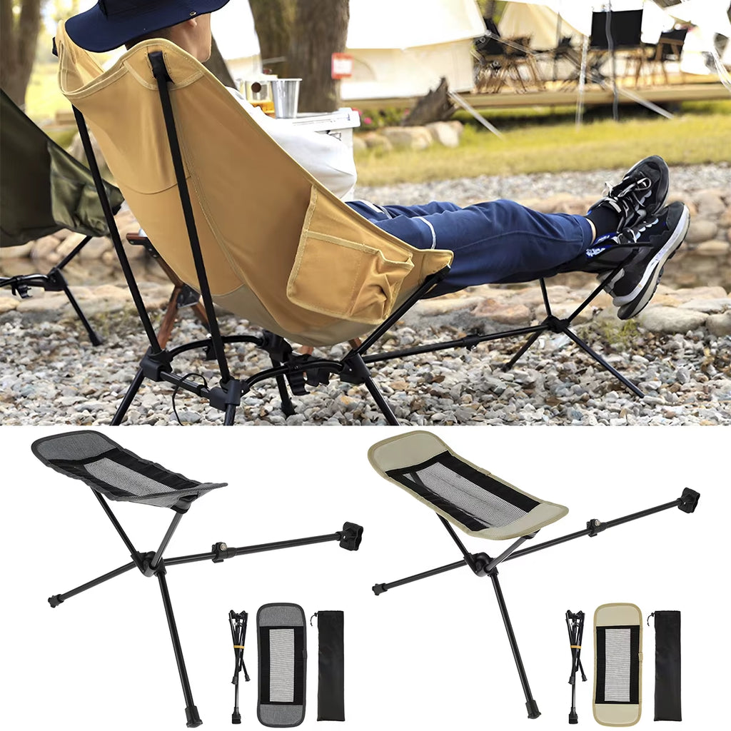 Camping Chair Foot Rest Foldable Camping Footrest Portable Camp Chair Footrest Retractable Camp Footrest Outdoor Hammock Chair