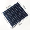 300W Portable Solar Panel with Two USB Suitable for Mobile Phone Charging Outdoor Camping Power Bank Supply Consumer Electronics