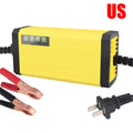 220V Power Puls Repair Charger Car Battery Charger 12V 2A LED Display Moto Truck Battery Charger Wet Dry Lead Acid Battery