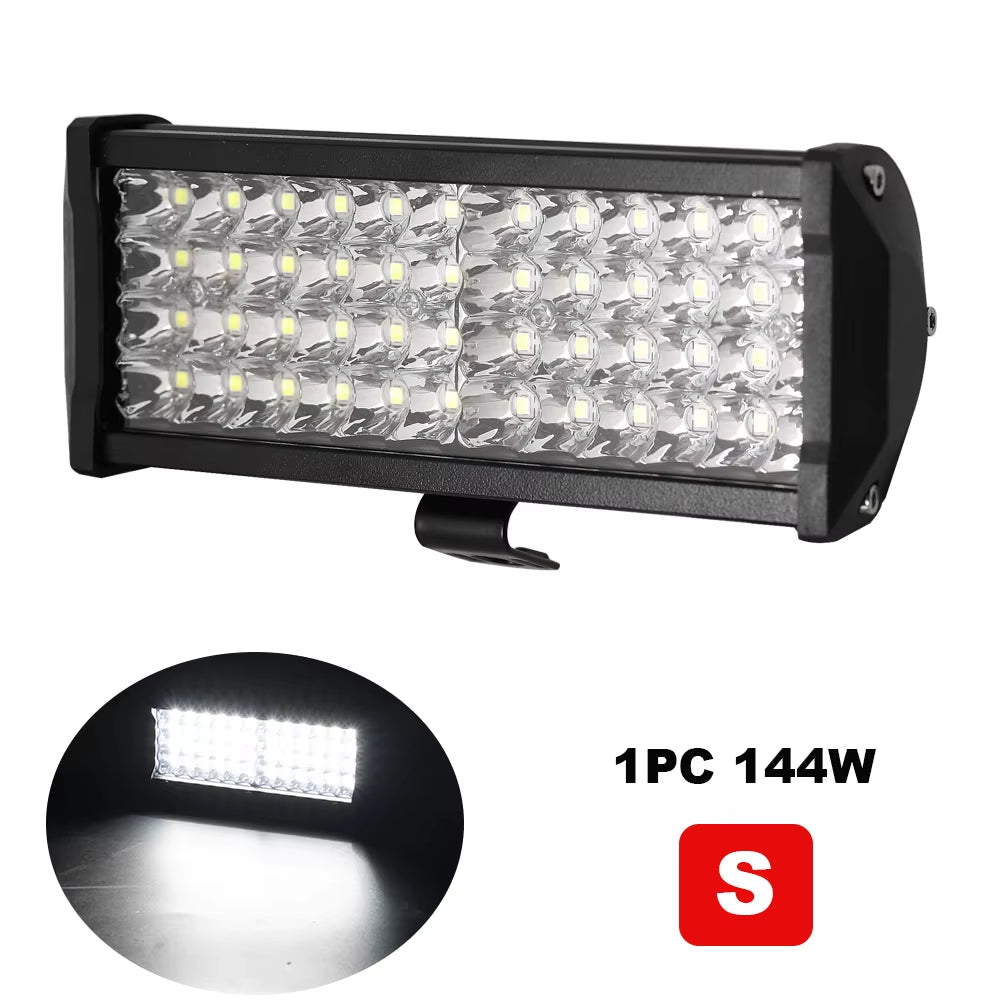 12V LED Bar Offroad Spot Flood Combo LED Light Bar Work Light for Truck Car SUV ATV UTV LED Headlights
